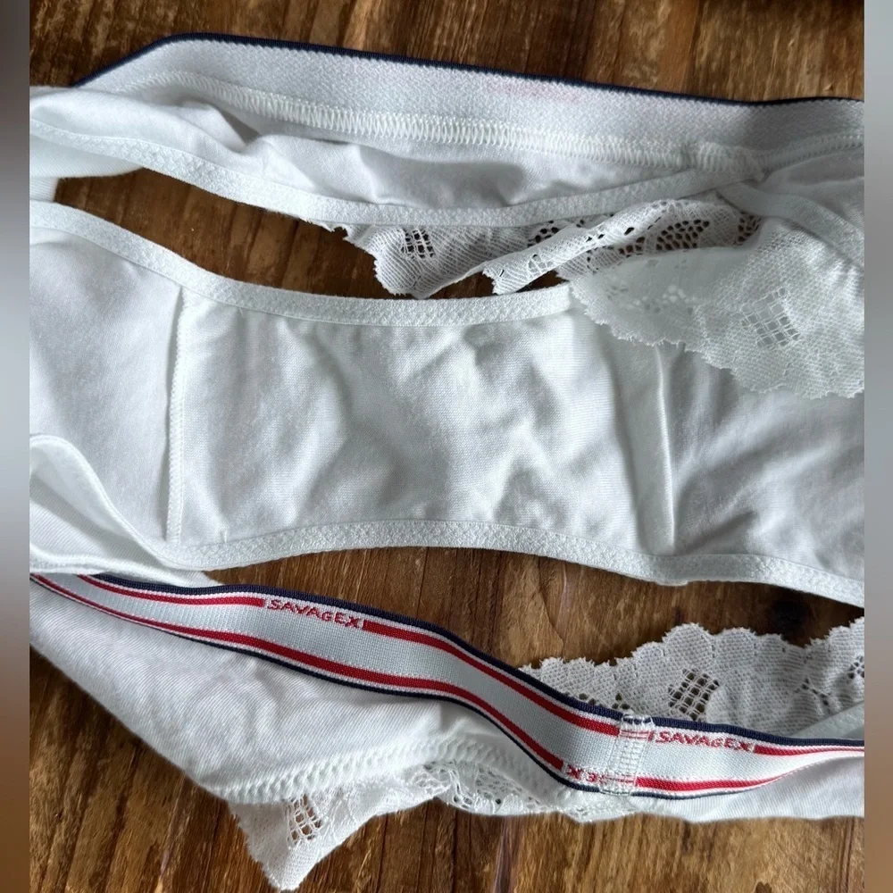 Savage x Fenty Serving Court Bustier & Brazilian panty set NWOT - Picture 13 of 14
